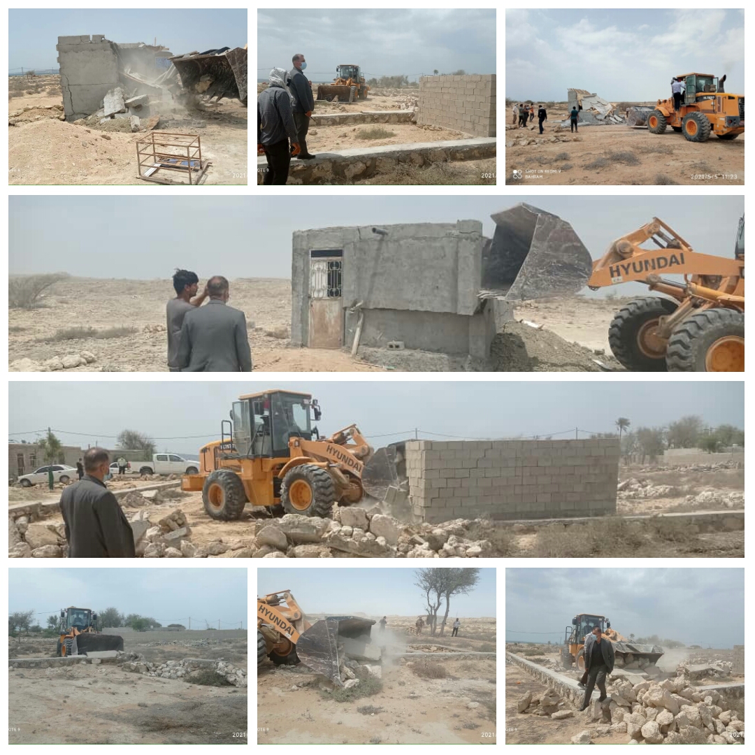  رفع تصرف 16هکتار اراضی خالصه دولتی به ارزش 160 میلیارد ریال در روستای نقاشه قشم 