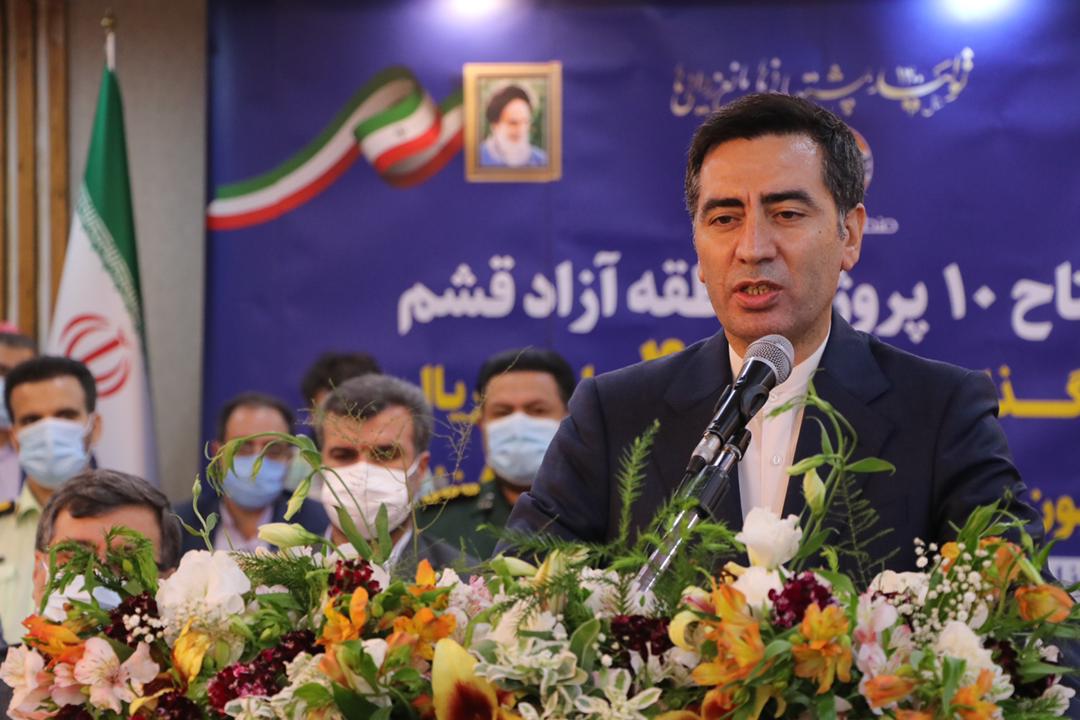 سرمایه گذاری 100درصدی بخش خصوصی در 10 پروژه بزرگ اقتصادی قشم
