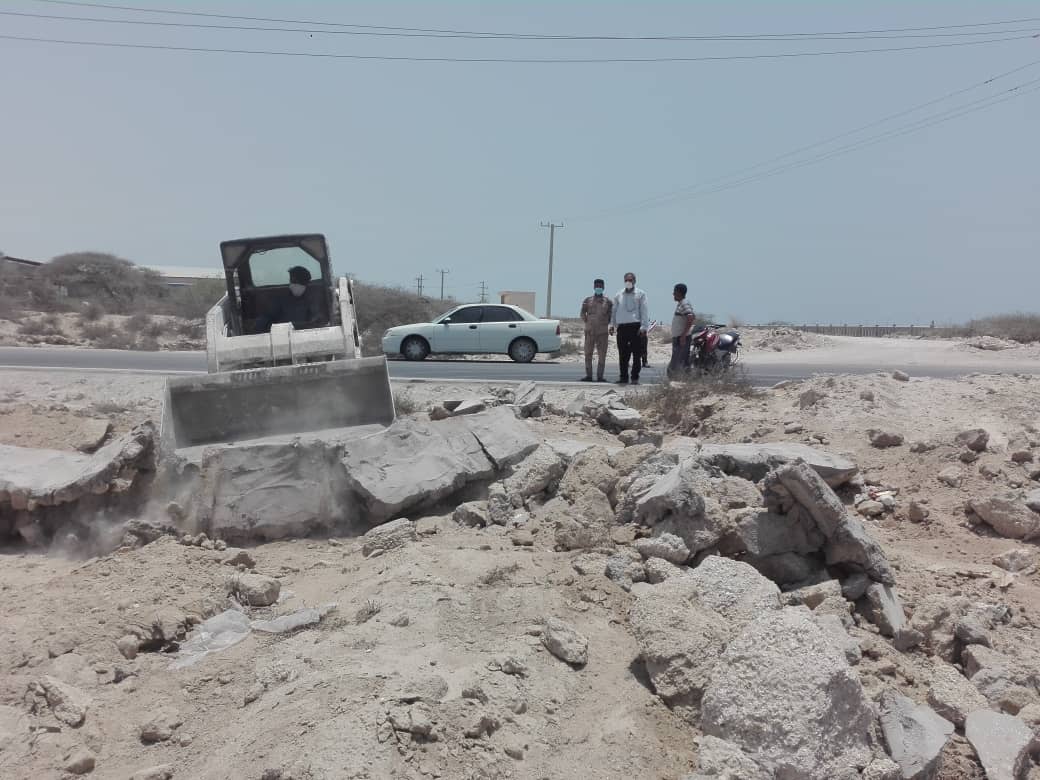 167.9هزار مترمربع  اراضی خالصه دولتی به ارزش 179.5میلیارد ریال در روستاهای سلخ و طولا قشم رفع تصرف شد
