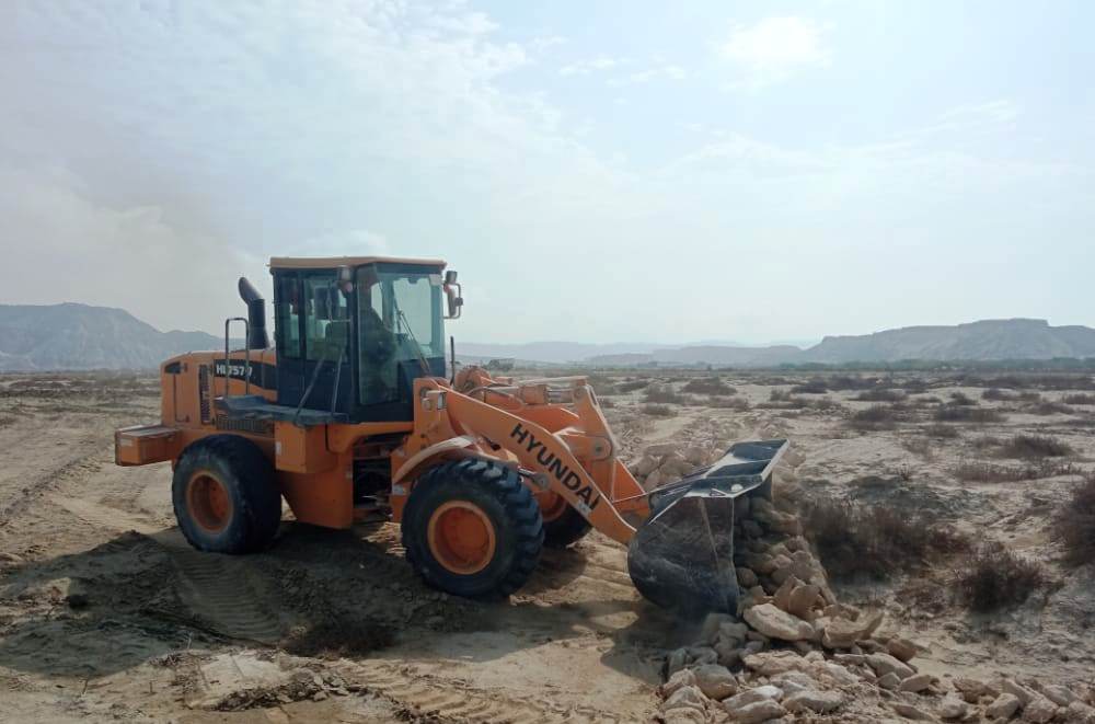 رفع تصرف 24.8هزار مترمربع اراضی خالصه دولتی به ارزش 24.8میلیارد ریال در روستای کانی قشم 