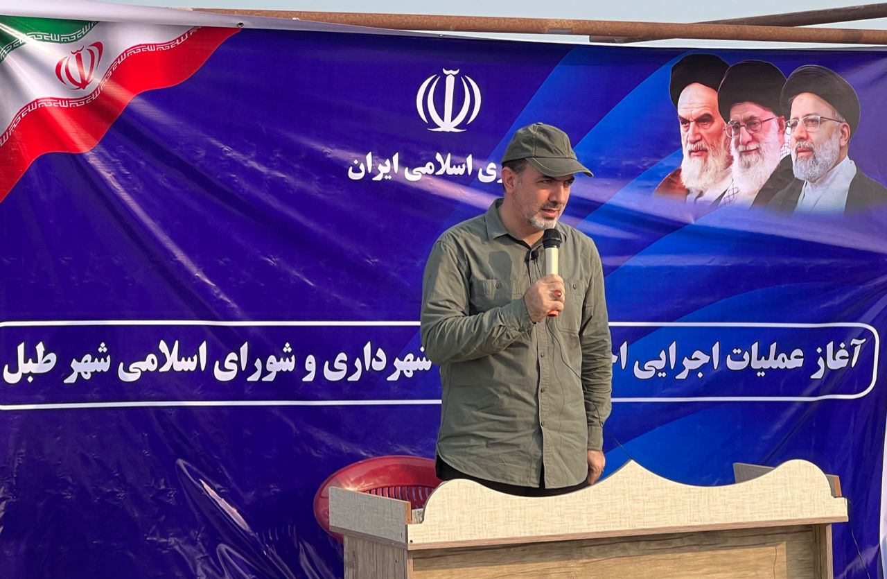 ساختمان شهرداری و اداره آتش نشانی شهر طبل کلنگ زنی شد
