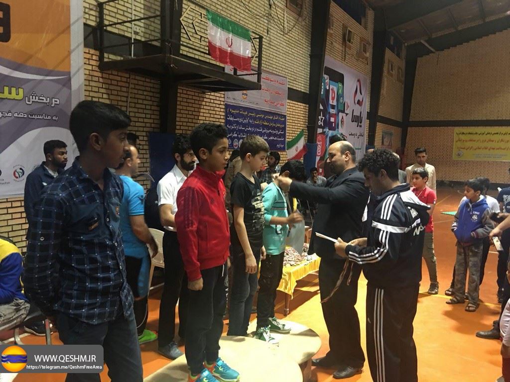 کسب مقام سوم قشمی ها در رقابت مسابقات ووشو استان هرمزگان 
