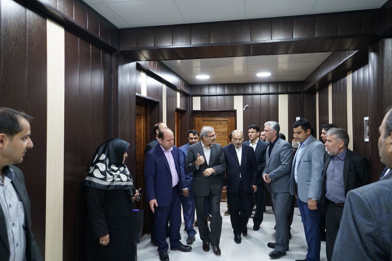 بازدید بانک از ساختمان جدید اداره کل غذا، دارو و استاندارد قشم