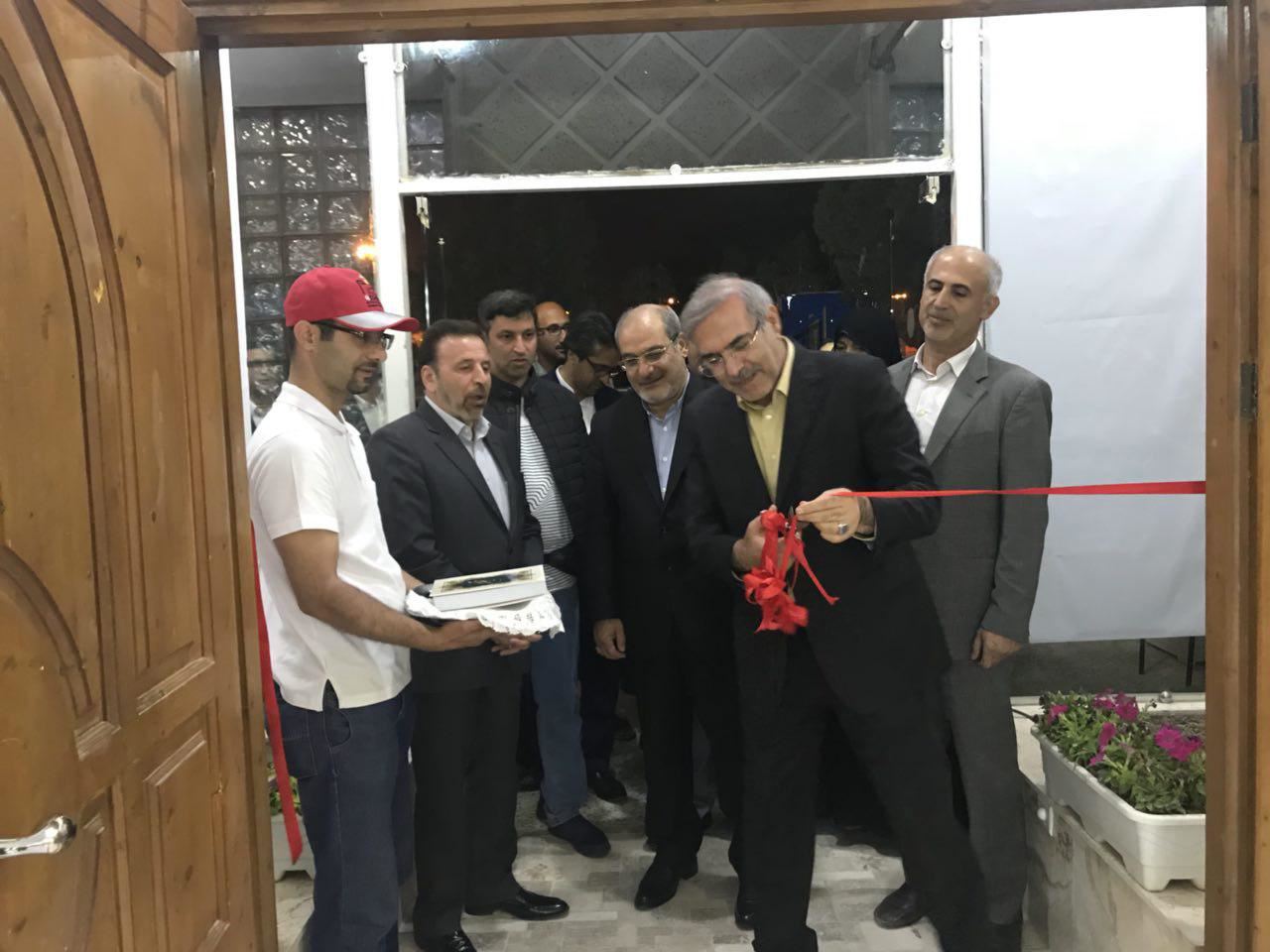 افتتاح مدرسه غواصی قشم با حضور مرتضی بانک و محمود واعظی