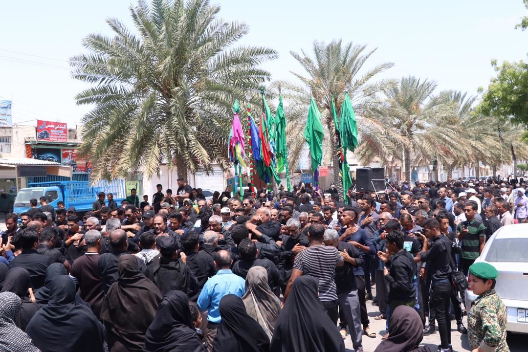 قشم در سالروز شهادت مولای متقیان، یکپارچه عزادار شد