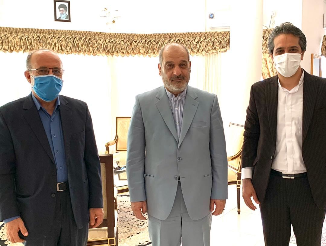 دیدار مسئول نظارت و بازرسی شورای نگهبان شهرستان با مدیرعامل سازمان منطقه آزاد قشم 