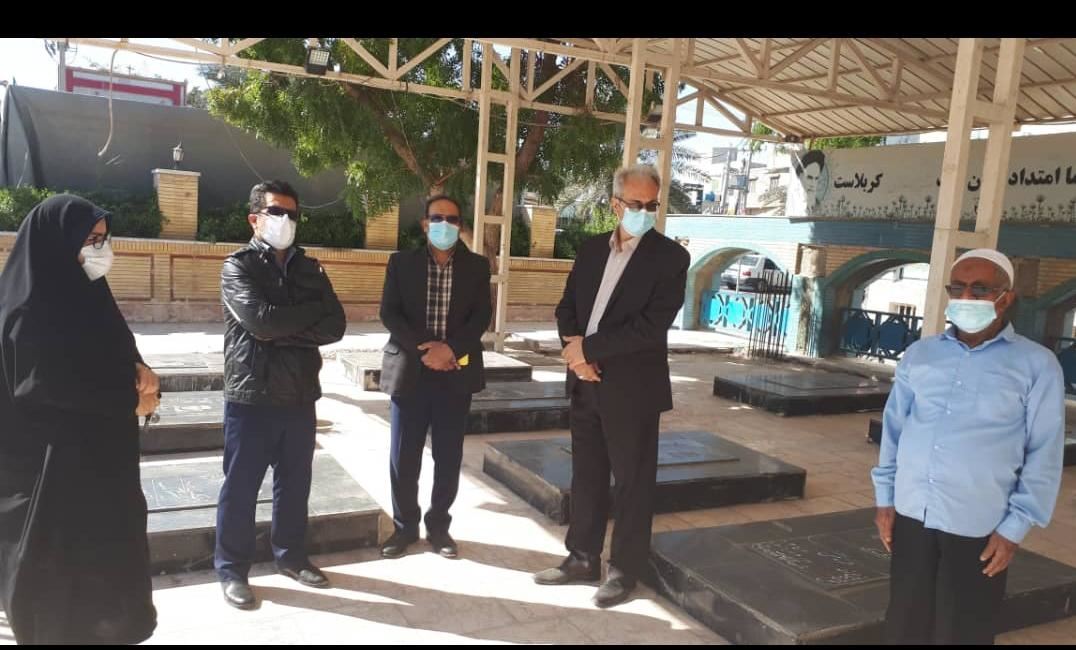آخرین وضعیت ساخت مقبره شهدا شهرستان قشم بررسی شد